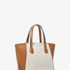 Geantă crossbody mică Taryn cu logo și piele