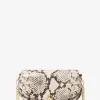 Geantă crossbody Mila cu imprimeu șarpe mic în relief Geantă crossbody Mila cu imprimeu șarpe mic în relief