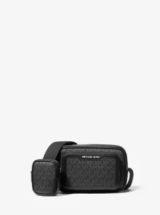 Geantă crossbody pentru cameră cu logo Cooper Signature și husă