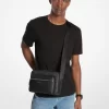 Geantă crossbody texturată Hudson cu logo-ul semnăturii