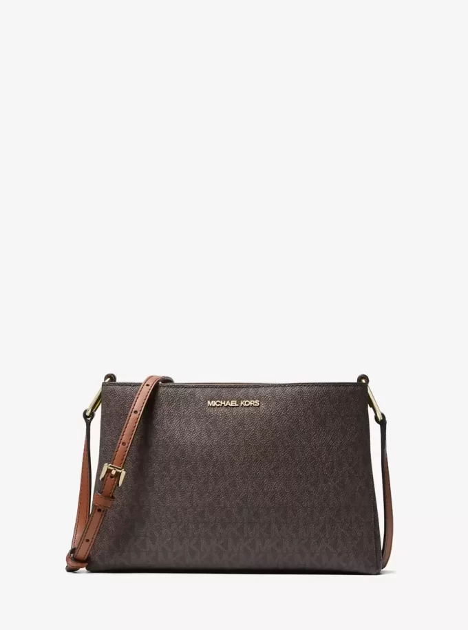 Geantă crossbody Trisha medie cu logo Geantă crossbody Trisha medie cu logo