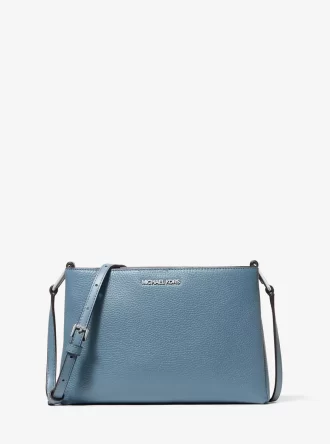 Geantă crossbody Trisha medie din piele granulată