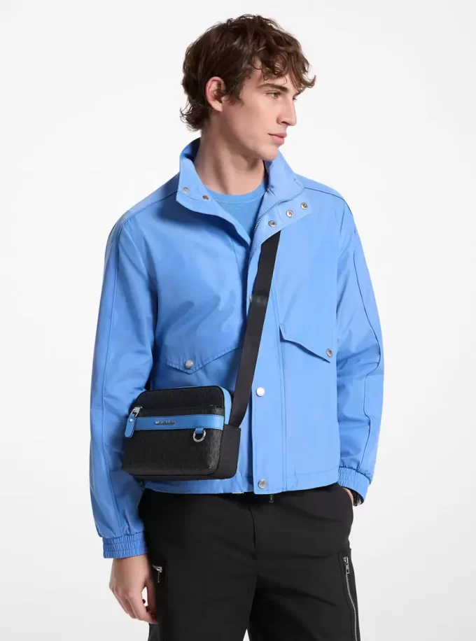 Geantă crossbody utilitară cu logo Hudson Signature