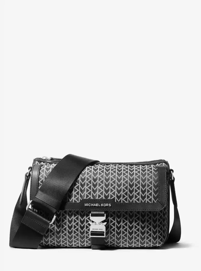 Geantă de mână Eli MK2000 cu logo jacquard