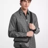 Geantă de mână Eli MK2000 cu logo jacquard