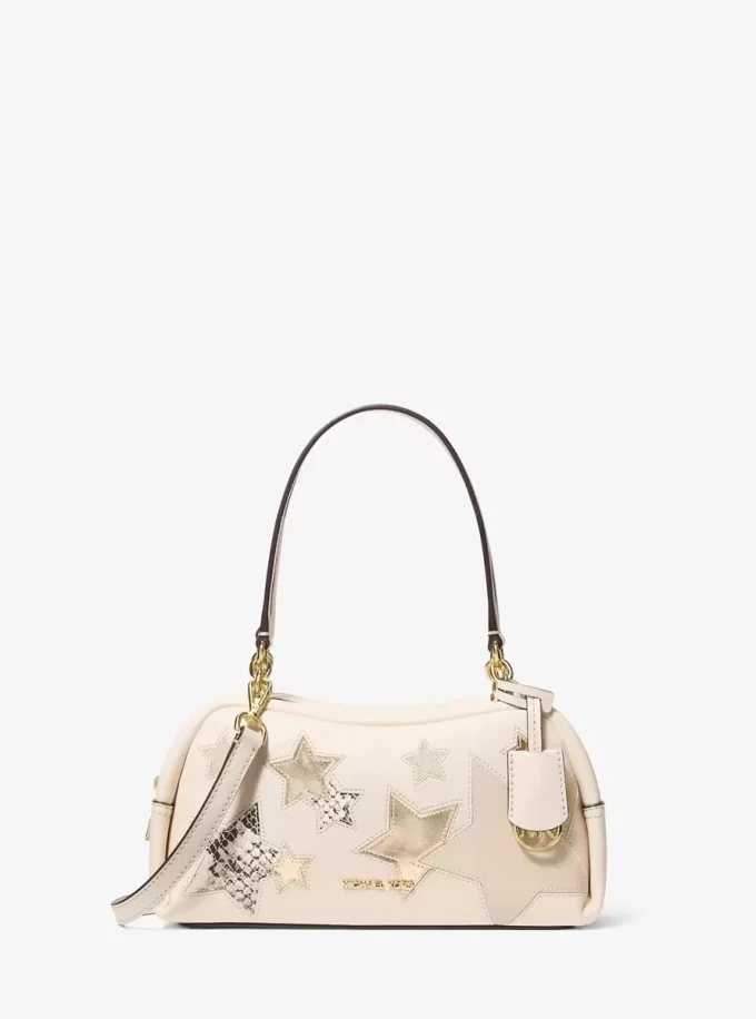 Geantă de umăr mică Cecily cu ornament Geantă de umăr mică Cecily cu ornament