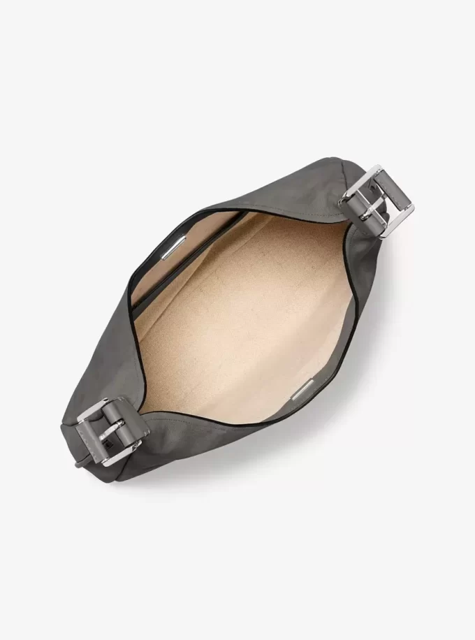 Geantă de umăr Nolita mare din nubuck Geantă de umăr Nolita mare din nubuck
