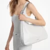 Geantă de umăr Nolita mare din piele cu model șarpe în relief Geantă de umăr Nolita mare din piele cu model șarpe în relief