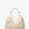 Geantă de umăr Nolita mare din piele ecologică de shearling Geantă de umăr Nolita mare din piele ecologică de shearling