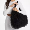 Geantă de umăr Nolita mare din piele ecologică de shearling Geantă de umăr Nolita mare din piele ecologică de shearling
