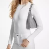 Geantă de umăr Nolita mică, ediție limitată, cu strasuri metalice din plasă Geantă de umăr Nolita mică, ediție limitată, cu strasuri metalice din plasă