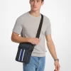Geantă de zbor Cooper cu dungi și logo semnătură