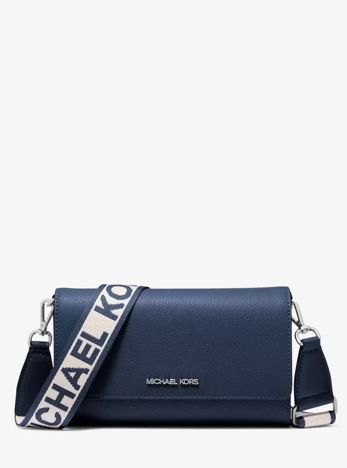 Geantă mare crossbody din piele Jet Set