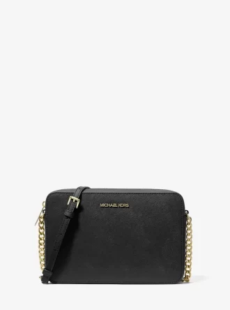 Geantă mare Jet Set din piele Saffiano crossbody