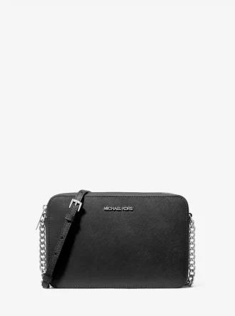 Geantă mare Jet Set din piele Saffiano crossbody
