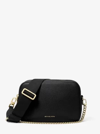 Geantă medie Bryant din piele cu margini mari, model crossbody, pentru cameră