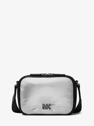 Geantă metalică pufoasă Brooklyn Crossbody