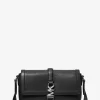 Geantă mică crossbody Cyrus din piele cu pietre prețioase