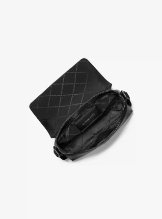 Geantă mică crossbody Cyrus din piele cu pietre prețioase