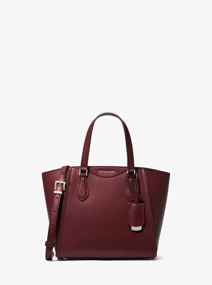 Geantă mică de piele Taryn, convertibilă, tip crossbody Geantă mică de piele Taryn, convertibilă, tip crossbody