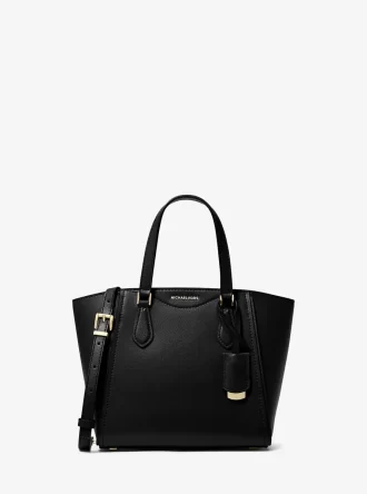 Geantă mică de piele Taryn, convertibilă, tip crossbody