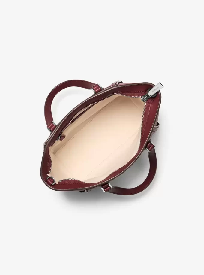 Geantă mică de piele Taryn, convertibilă, tip crossbody Geantă mică de piele Taryn, convertibilă, tip crossbody