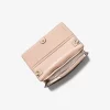 Geantă mică Jet Set cu logo în două culori și crossbody pentru smartphone Geantă mică Jet Set cu logo în două culori și crossbody pentru smartphone
