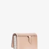 Geantă mică Jet Set cu logo în două culori și crossbody pentru smartphone Geantă mică Jet Set cu logo în două culori și crossbody pentru smartphone