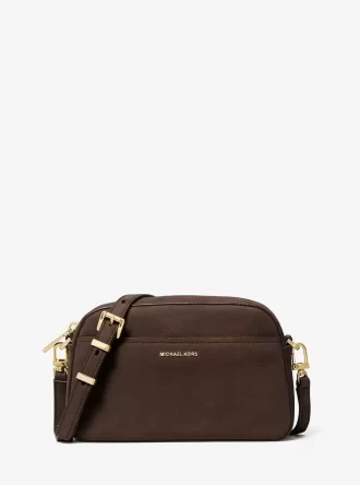 Geantă mică Jet Set din nubuc pentru cameră, tip crossbody