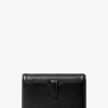 Geantă mică Jet Set din piele granulată pentru smartphone, convertibilă, tip crossbody Geantă mică Jet Set din piele granulată pentru smartphone, convertibilă, tip crossbody