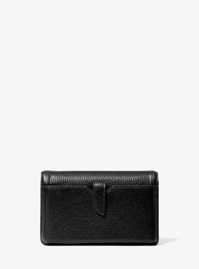 Geantă mică Jet Set din piele granulată pentru smartphone, convertibilă, tip crossbody Geantă mică Jet Set din piele granulată pentru smartphone, convertibilă, tip crossbody