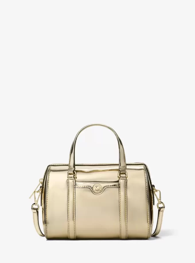 Geantă mică metalică convertibilă Jet Set Crossbody Geantă mică metalică convertibilă Jet Set Crossbody