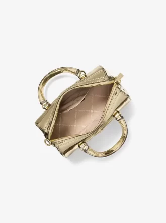 Geantă mică metalică convertibilă Jet Set Crossbody