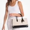 Geantă Scarlett medie cu logo jacquard Geantă Scarlett medie cu logo jacquard