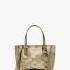 Geantă tote convertibilă Jet Set extra-small cu logo metalic în relief