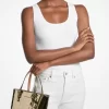 Geantă tote convertibilă Jet Set extra-small cu logo metalic în relief