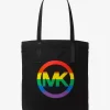 Geantă tote din bumbac PRIDE cu logo curcubeu Geantă tote din bumbac PRIDE cu logo curcubeu
