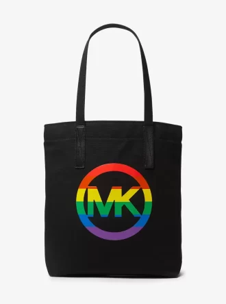 Geantă tote din bumbac PRIDE cu logo curcubeu