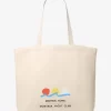 Geantă tote din pânză de bumbac Michael Kors x Montauk Yacht Club Geantă tote din pânză de bumbac Michael Kors x Montauk Yacht Club