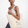 Geantă tote din pânză de bumbac Michael Kors x Montauk Yacht Club Geantă tote din pânză de bumbac Michael Kors x Montauk Yacht Club