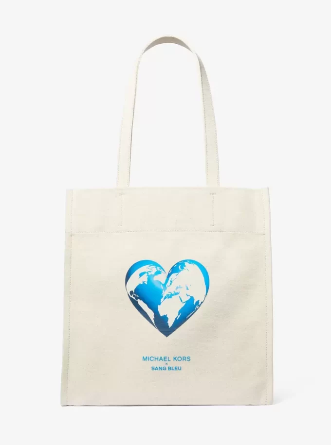 Geantă tote din pânză de bumbac reciclat Watch Hunger Stop Geantă tote din pânză de bumbac reciclat Watch Hunger Stop