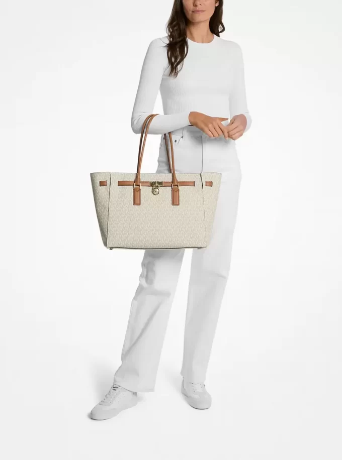 Geantă tote Hamilton Moderne cu logo-ul semnăturii mari Geantă tote Hamilton Moderne cu logo-ul semnăturii mari