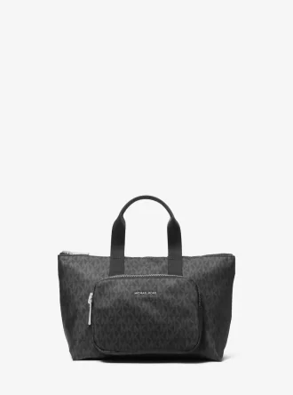 Geantă tote reversibilă pliabilă Tanner mică cu logo-ul imprimat
