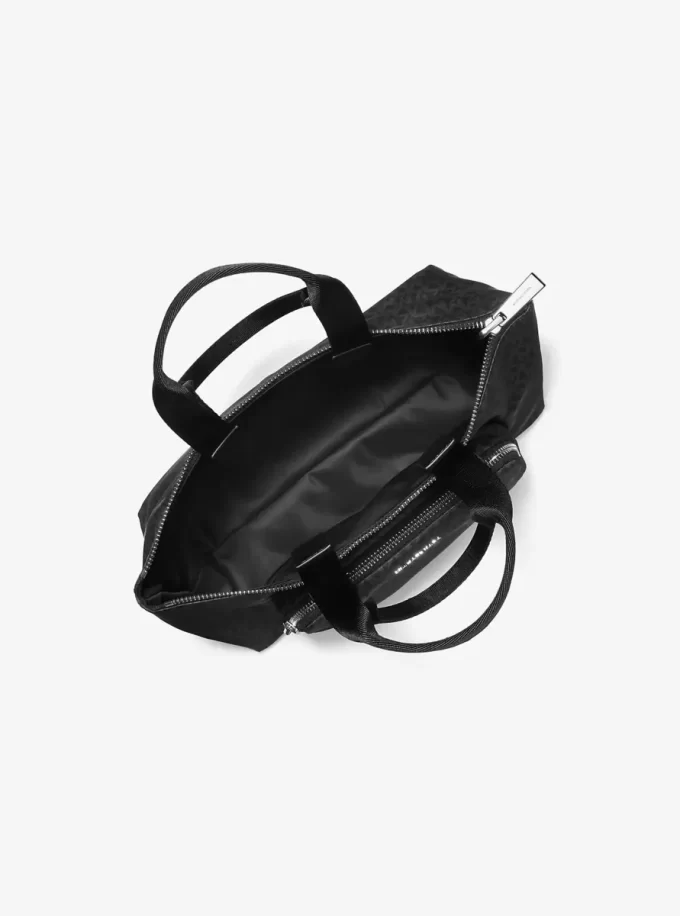 Geantă tote reversibilă pliabilă Tanner mică cu logo-ul imprimat Geantă tote reversibilă pliabilă Tanner mică cu logo-ul imprimat