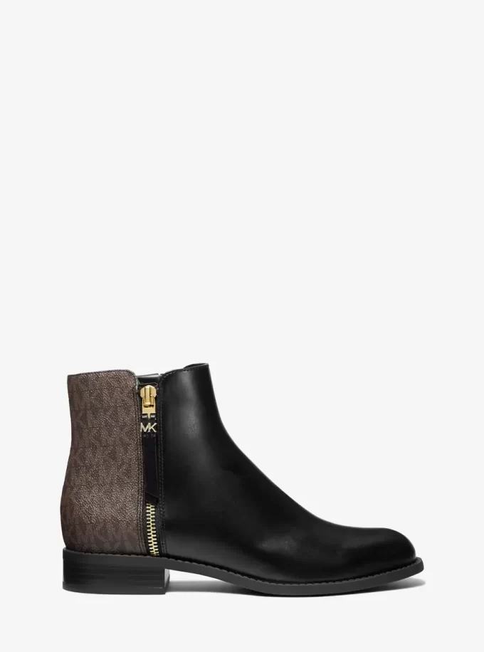 Ghete cu gleznă și logo Britt Signature Ghete cu gleznă și logo Britt Signature