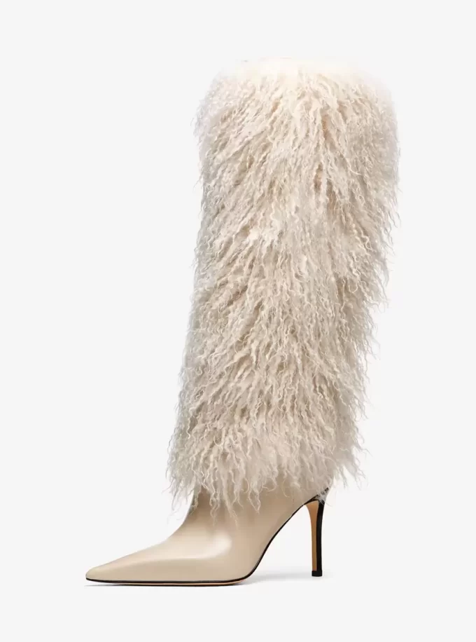Ghete Dawn din piele artificială de shearling Ghete Dawn din piele artificială de shearling