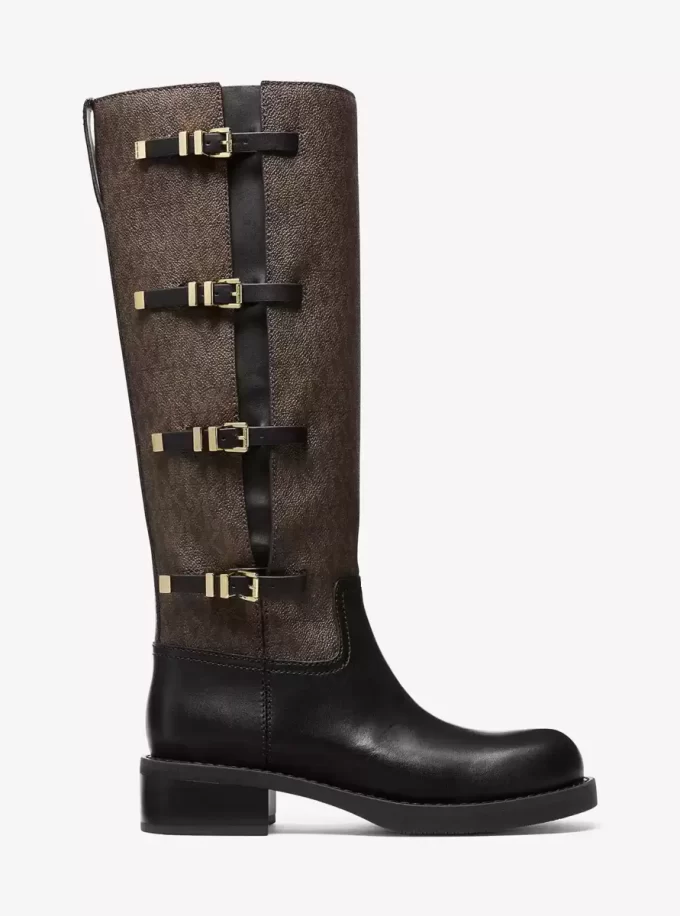 Ghete din piele și logo Darrington Signature Ghete din piele și logo Darrington Signature