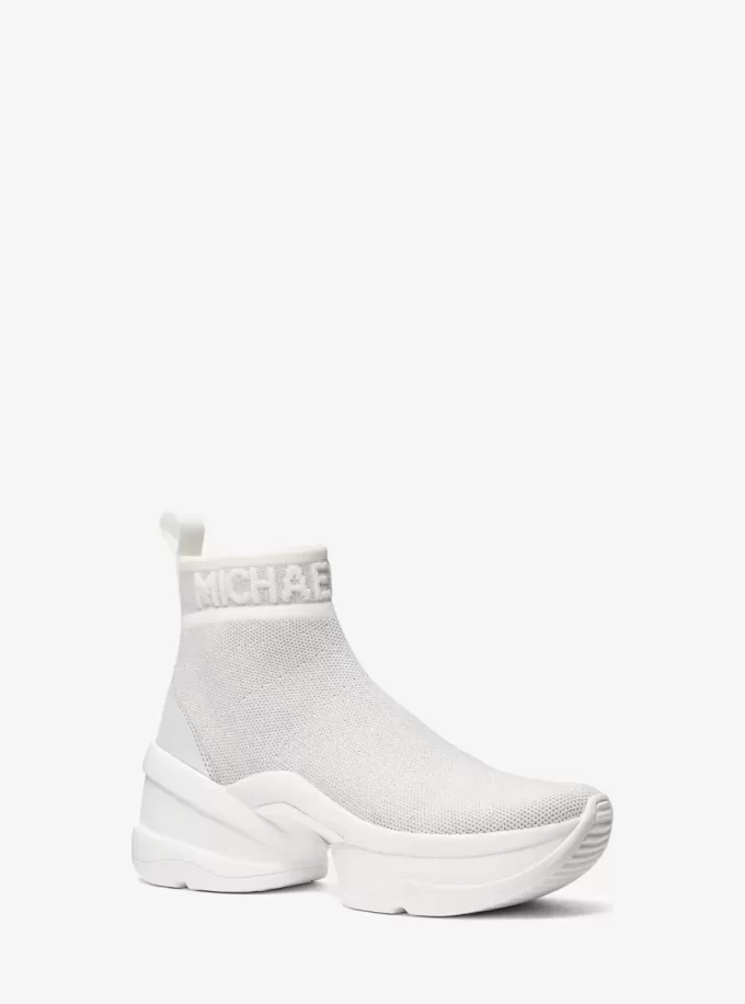Ghete Olympia din tricot metalic elastic