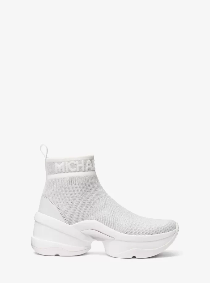 Ghete Olympia din tricot metalic elastic