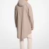 Hanorac din poplin elastic din bumbac, vopsit în haine Hanorac din poplin elastic din bumbac, vopsit în haine
